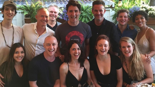 Epic crossover: Justin Trudeau visits cast of 'X-Men: Dark Phoenix' | CTV  News