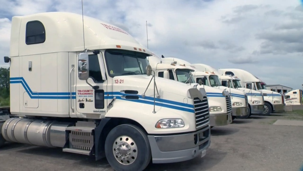 A job on wheels: Trucking industry looking for workers | CTV News