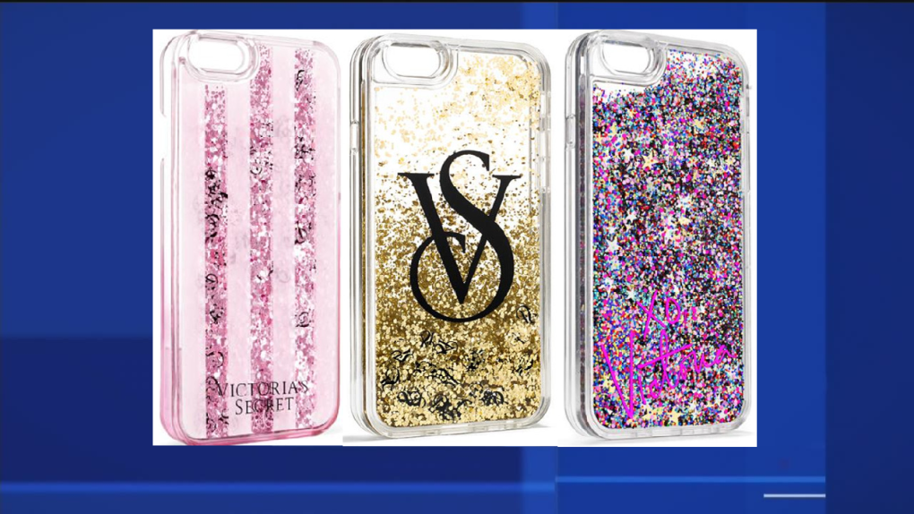 Victoria's Secret glitter-filled phone cases recalled due to chemical burn