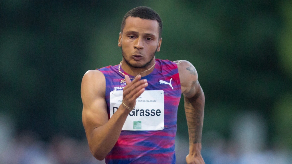 Loss of injured Andre De Grasse is a big blow to Canadian track fans, team  | CTV News