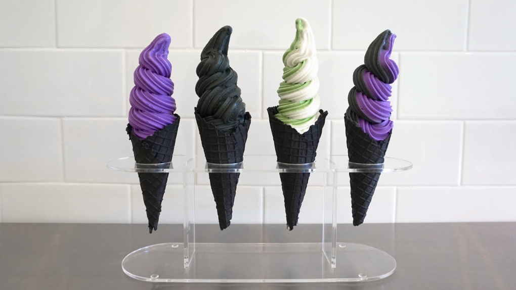 Activated charcoal ice cream: It's what the cool kids are eating | CTV News