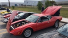 Old Pantera sports vehicles were on display Friday at the Ford Essex Engine plant. (Christie Bezaire/CTV Windsor)
