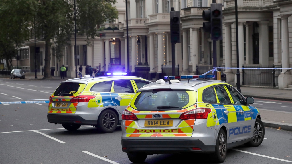 Terrorism not suspected after car hits pedestrians outside London ...