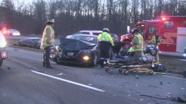 Male Motorcyclist 85 Dead After Qew Crash Near Fort Erie Ctv News