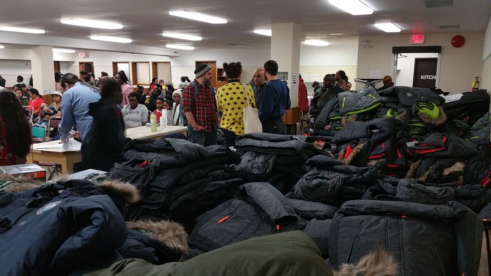 Hundreds of winter jackets for hundreds of newcomers | CTV News