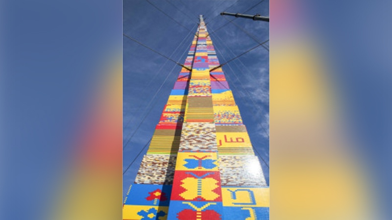 Tel Aviv LEGO tower surpasses world record | CTV News