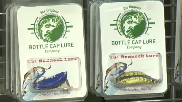 Calgary company hopes to reel in bottle caps from the landfill with unique fishing  lure | CTV News
