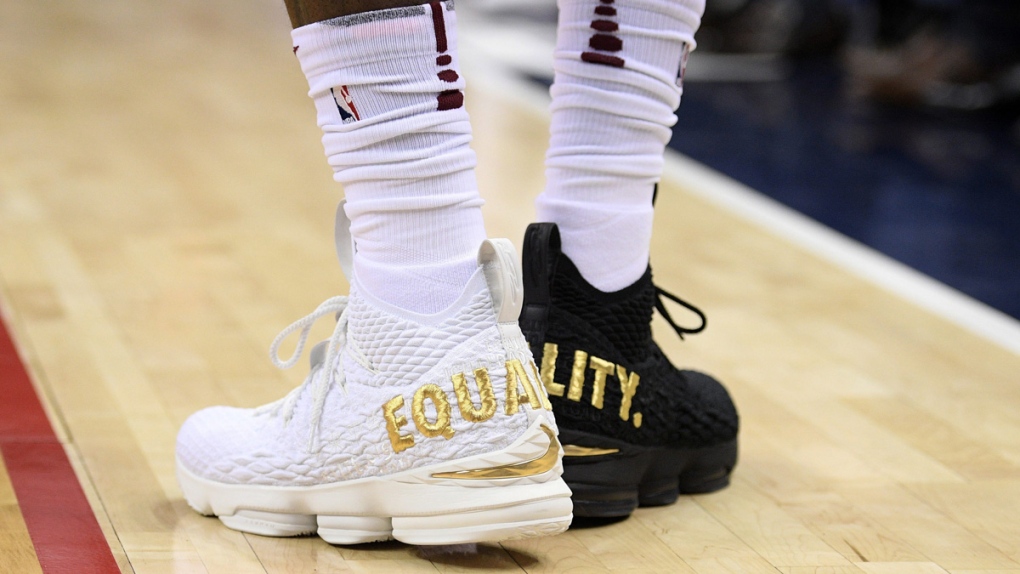 NBA players step toward equality in limited edition sneakers | CTV News