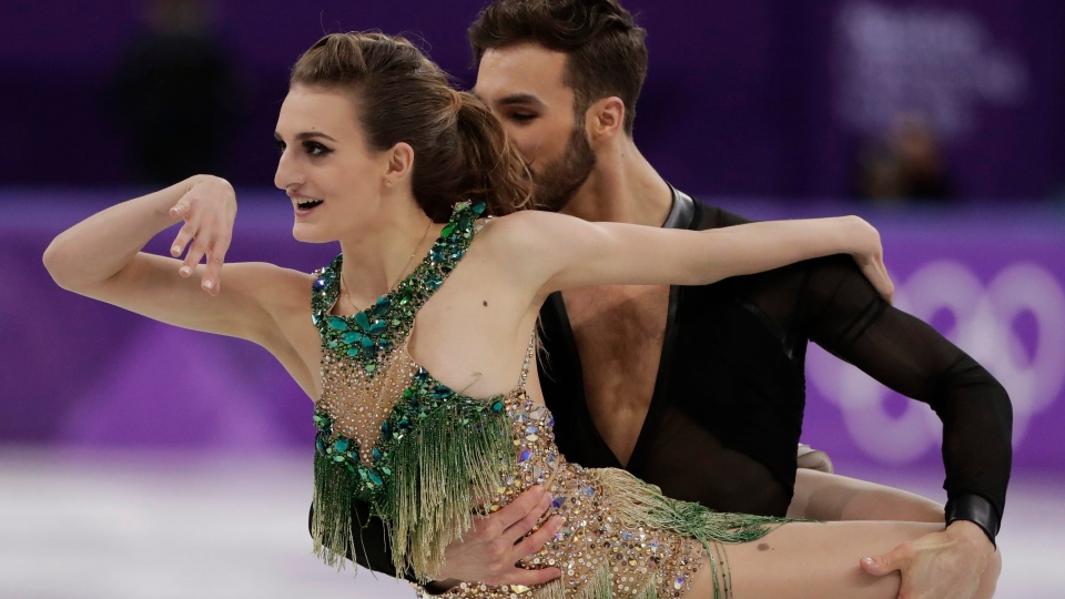 Wardrobe malfunction fails to derail French ice dancer Gabriella Papadakis  | CTV News