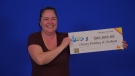 Christy Redding from Chatham collected $500,000 in the Lotto Max draw. (Courtesy OLG)