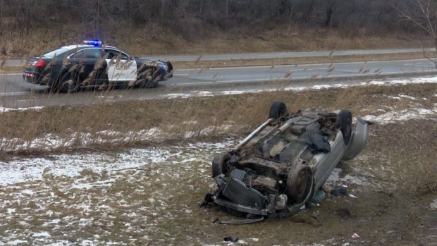 Serious Injury Reported In Rollover Crash | CTV News