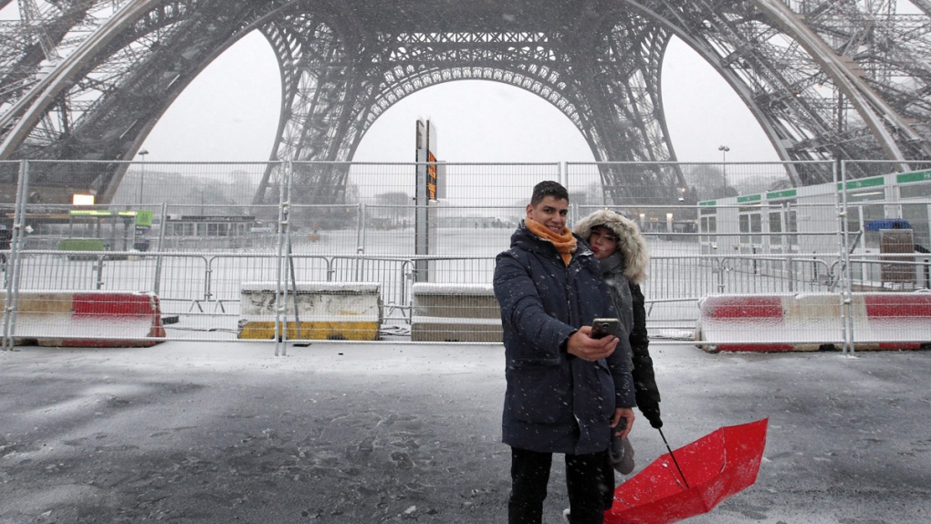 Tourists in Paris, France