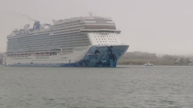 Huge cruise ship with two-level go-kart track visits Halifax on maiden ...