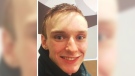 19-year-old Lucas Nuttall is described as white, 6' (183cm), 130 lbs (59 kg), slim, short blond hair, and blue eyes. 