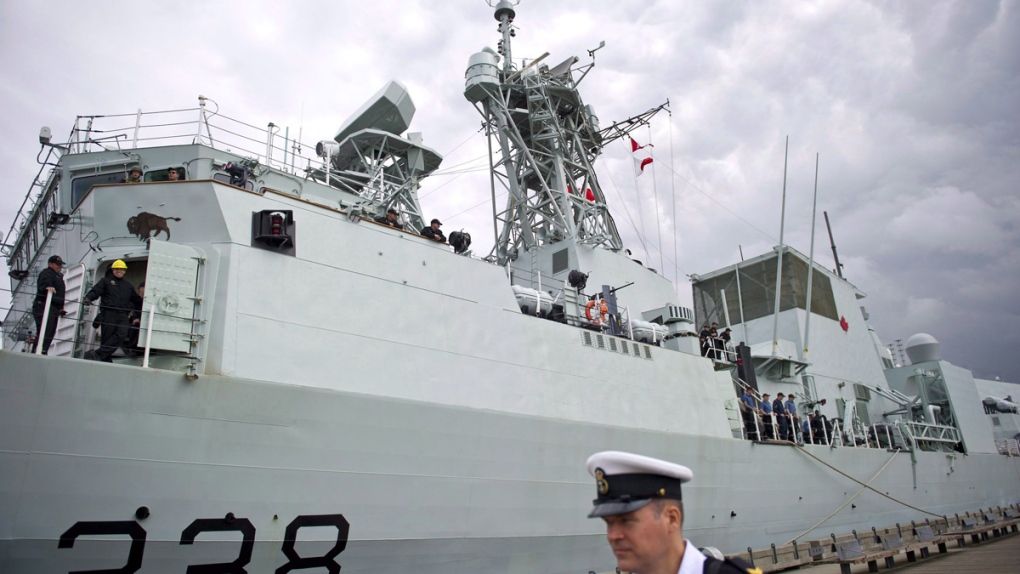 HMCS Winnipeg in Vancouver in 2014