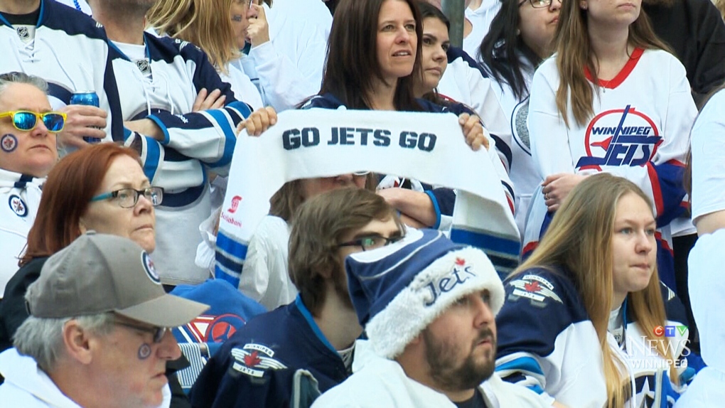 Downtown Winnipeg will once again be filled with Winnipeg Jets fans for the 2019 NHL Playoffs. (File