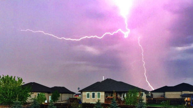 Manitoba Lightning Storm 