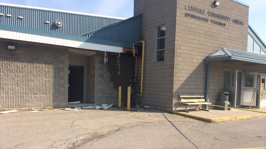 Elmvale Community Arena fire