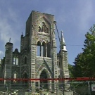 Police are investigating the possibility of arson in a fire that destroyed a Catholic church in Aylmer Thursday, June 11, 2009.