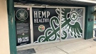 OPP conducted a raid at the Hemp Healthy Farmacy in Essex on Friday July 6, 2018. ( CTV Windsor / Rich Garton )