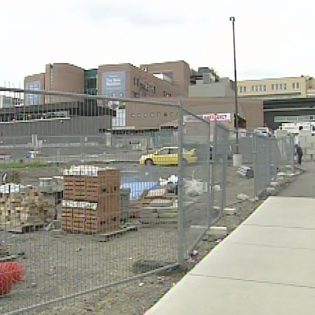 An oil leak near the new wing of the Montfort Hosptial will cost millions to clean up.