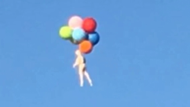 Blow-up doll stunt over Vancouver Harbour extremely dangerous: pilot | CTV  News