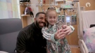 Drake visits girl in Chicago children's hospital