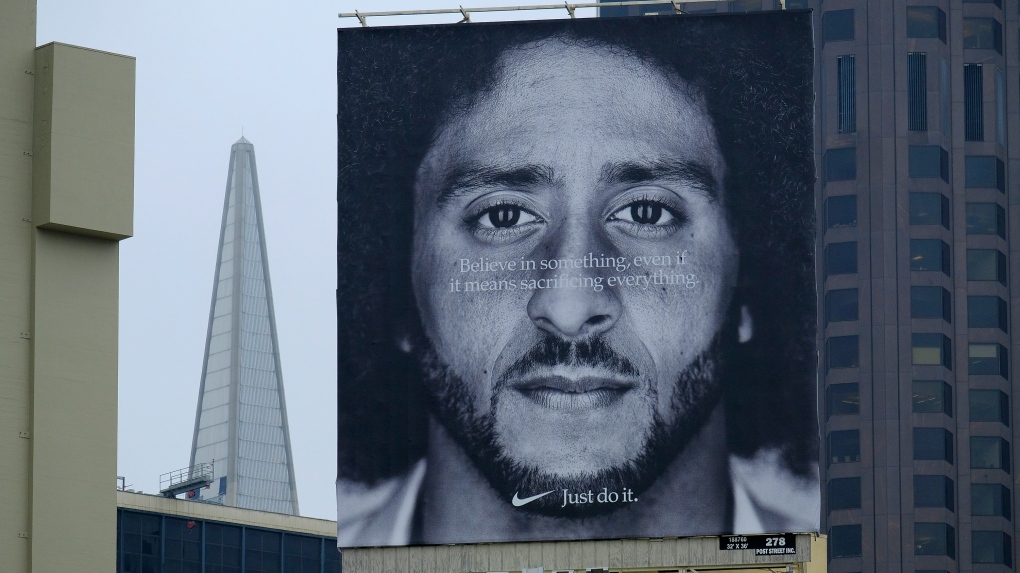 AP source: First Nike Kaepernick ad to air during NFL opener | CTV News
