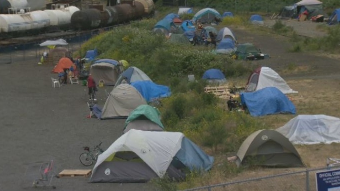 Injunction granted: Nanaimo tent city occupants have 21 days to clear out |  CTV News