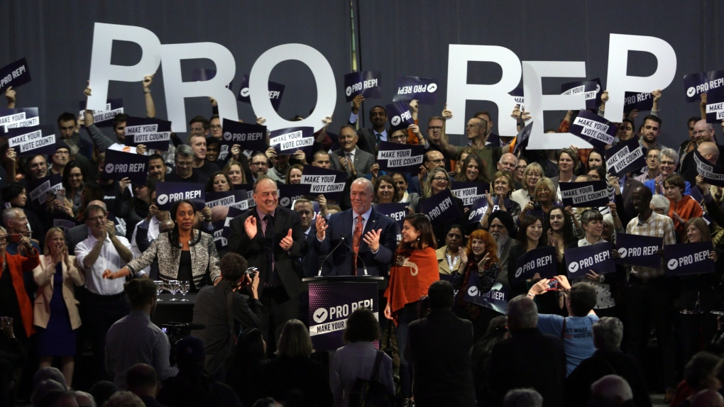 B.C. Premier, Green Leader Support Electoral Reform At Referendum Rally ...