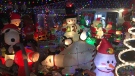 A Christmas lights display on Chiddington Avenue in London, Ont. (Julie Atchison / CTV London)