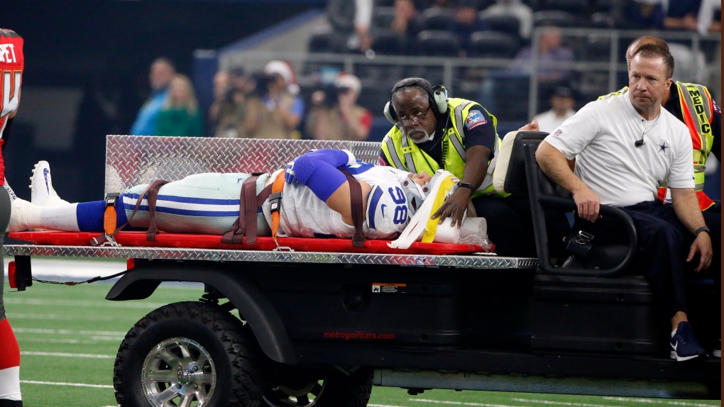 Dallas Cowboys star suffers scary looking injury in first half of