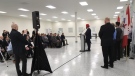 Navdeep Bains, Minister of Innovation, Science and Economic Development makes a funding announcement in Windsor, Ont., on Monday, Jan. 14, 2019. (Bob Bellacicco / CTV Windsor) 