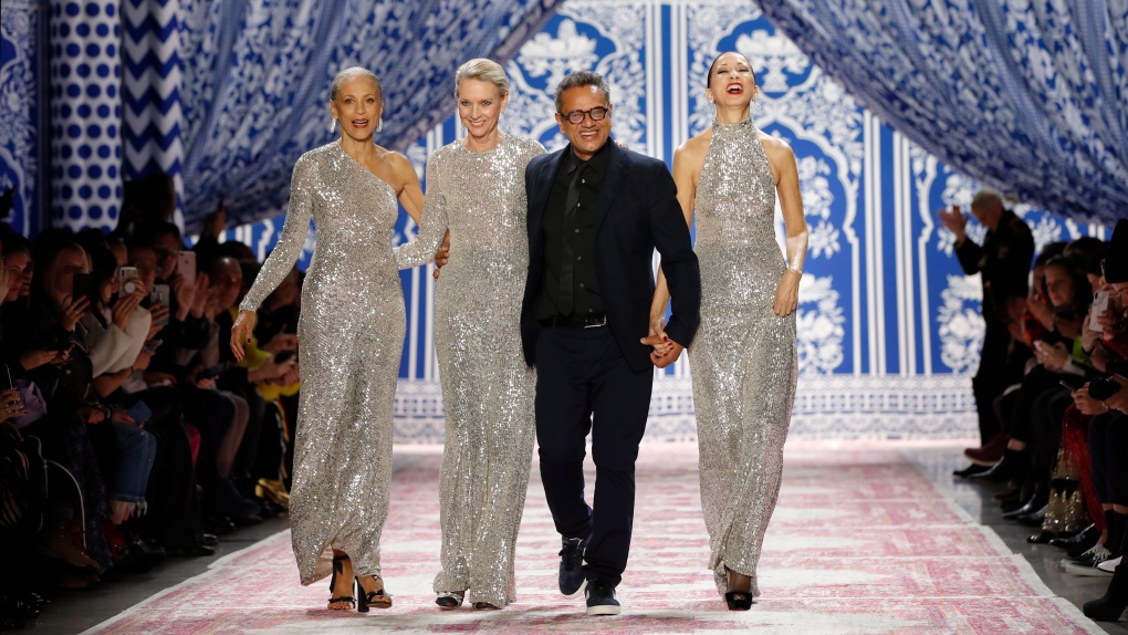 Naeem Khan gets a boost from a trio of '70s Halston muses | CTV News