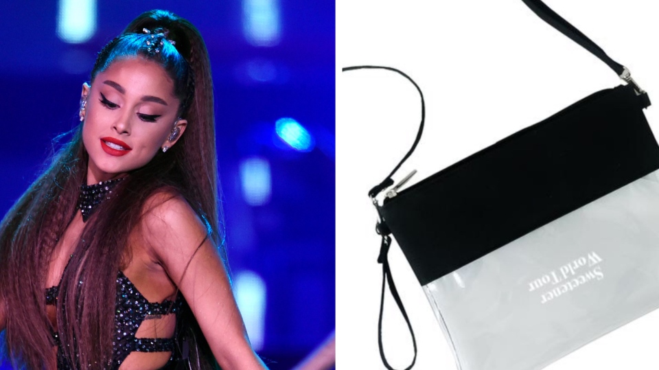 Bags, Ariana Grande Sweetener World Tour Clear Fanny Pack