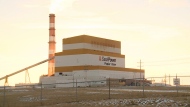 The Poplar River Power Station, a coal-fired facility located near Coronach. (File)