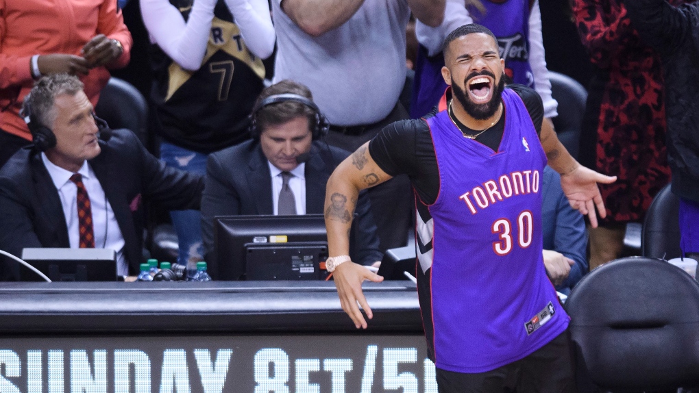 Rappers and former Raptors well-represented at Game 1 of NBA Finals | CTV  News