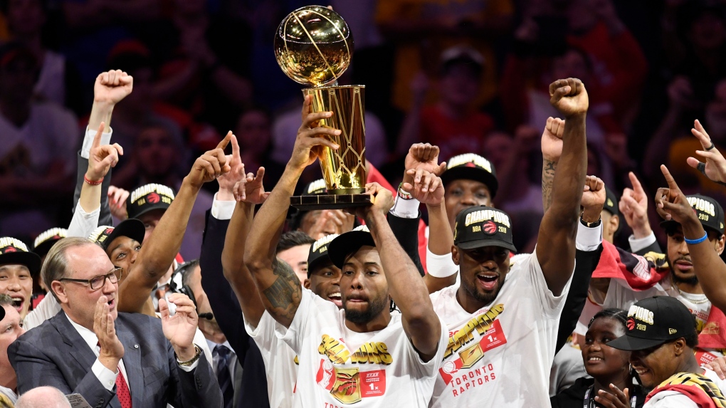 Raptors' championship win leads to record-breaking merchandise sales at NBA  store | CTV News
