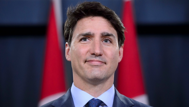 Prime Minister Justin Trudeau makes an announcement regarding the government's decision on the Trans Mountain Expansion Project in Ottawa on Tuesday, June 18, 2019. THE CANADIAN PRESS/Sean Kilpatrick