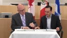 After 25 dormant years, the partnership between the City of Windsor and Saltillo, Mexico was renewed with a special signing on July 15, 2019.  ( Chris Campbell / CTV Windsor )
