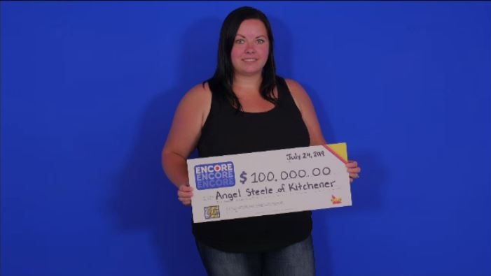 Kitchener women wins $100,000