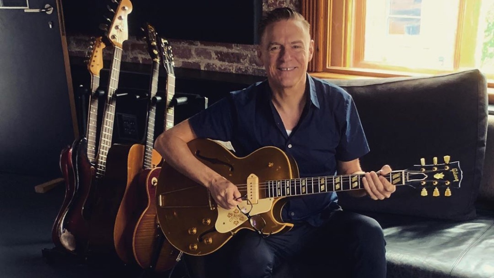 Bryan Adams teases new music from Vancouver recording studio