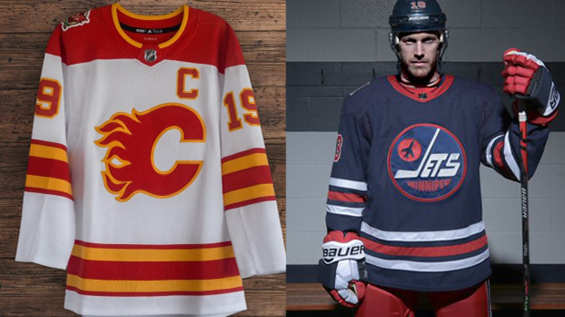 Calgary Flames, Winnipeg Jets reveal Heritage Classic jerseys | CTV News