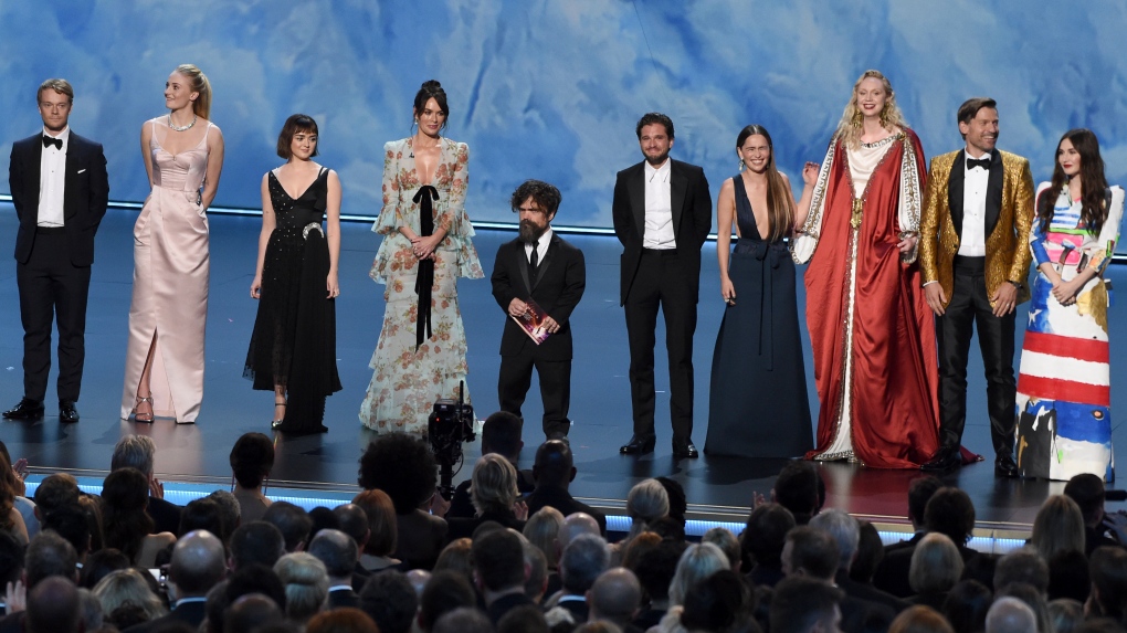 Game of Thrones' cast says goodbye on 2019 Emmy Awards purple carpet -  National