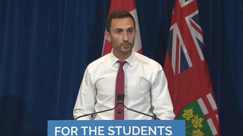 Education minister Stephen Lecce said the province and union representing education workers have reached a tentative deal on Sunday. (Nick Dixon)