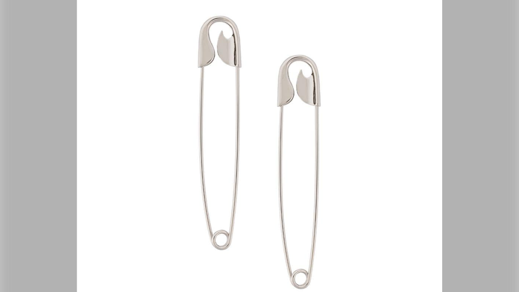 Fasten your ears with Balenciaga safety pin earrings for $665 | CTV News