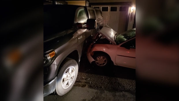 Langford homeowner subdues suspected car thief | CTV News