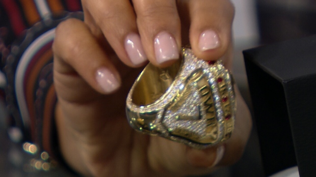 Drake flashes Raptors championship ring alongside his own custom-made  US$150,000 bling | CTV News