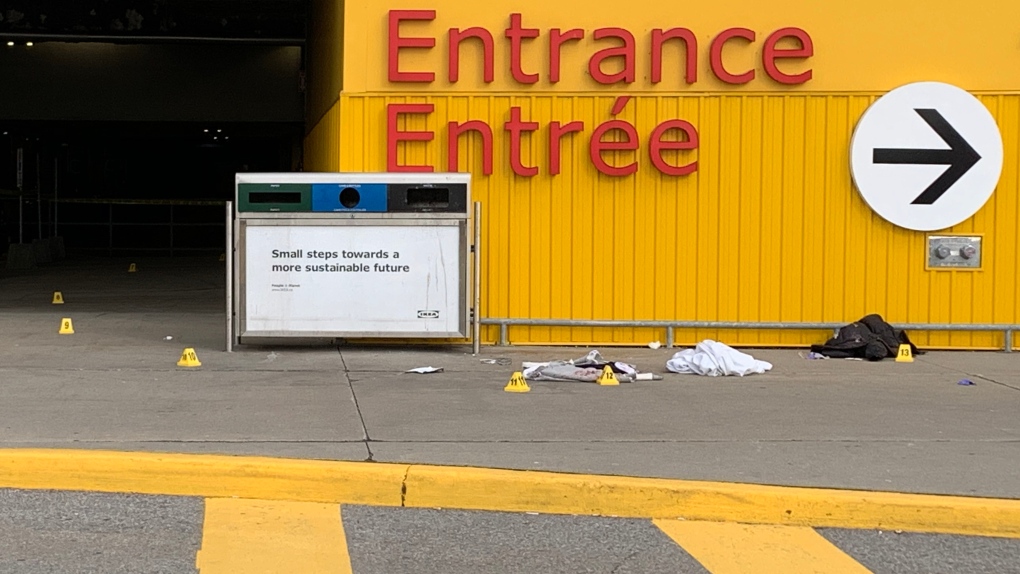 Stabbing outside IKEA sends two to hospital | CTV News