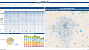 A supplied image of the new online tool for tracking Winnipeg police calls to service.